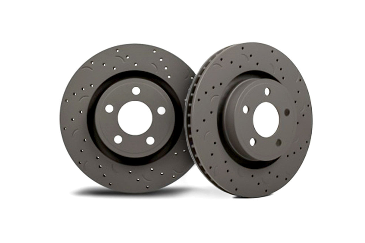 Hawk Mustang GT PP Talon Drilled & Slotted Front Brake Rotor - Pair (2015-2023)