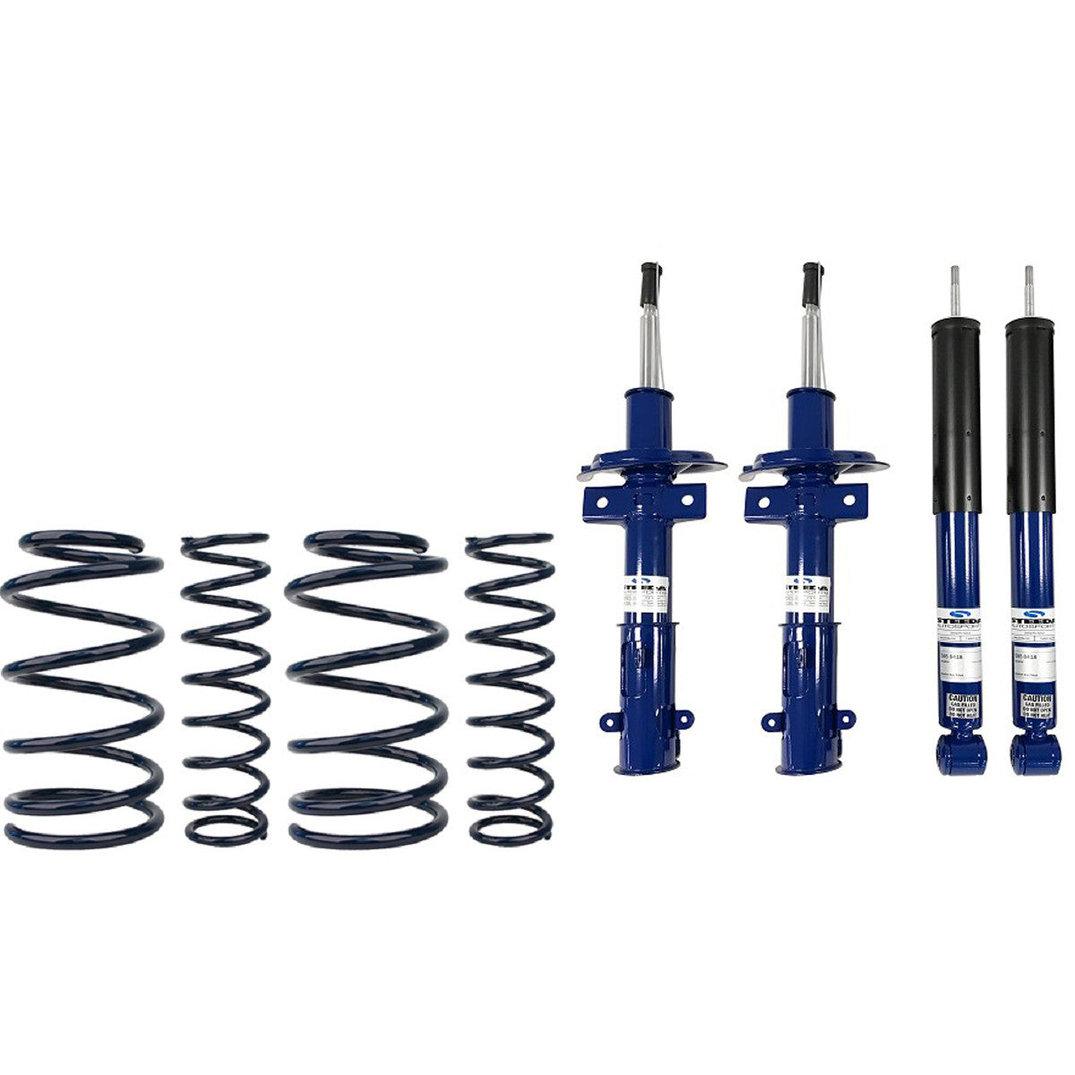 Steeda Pro-Action & Sport Lowering Springs Mustang Suspension Package (2011-2014)