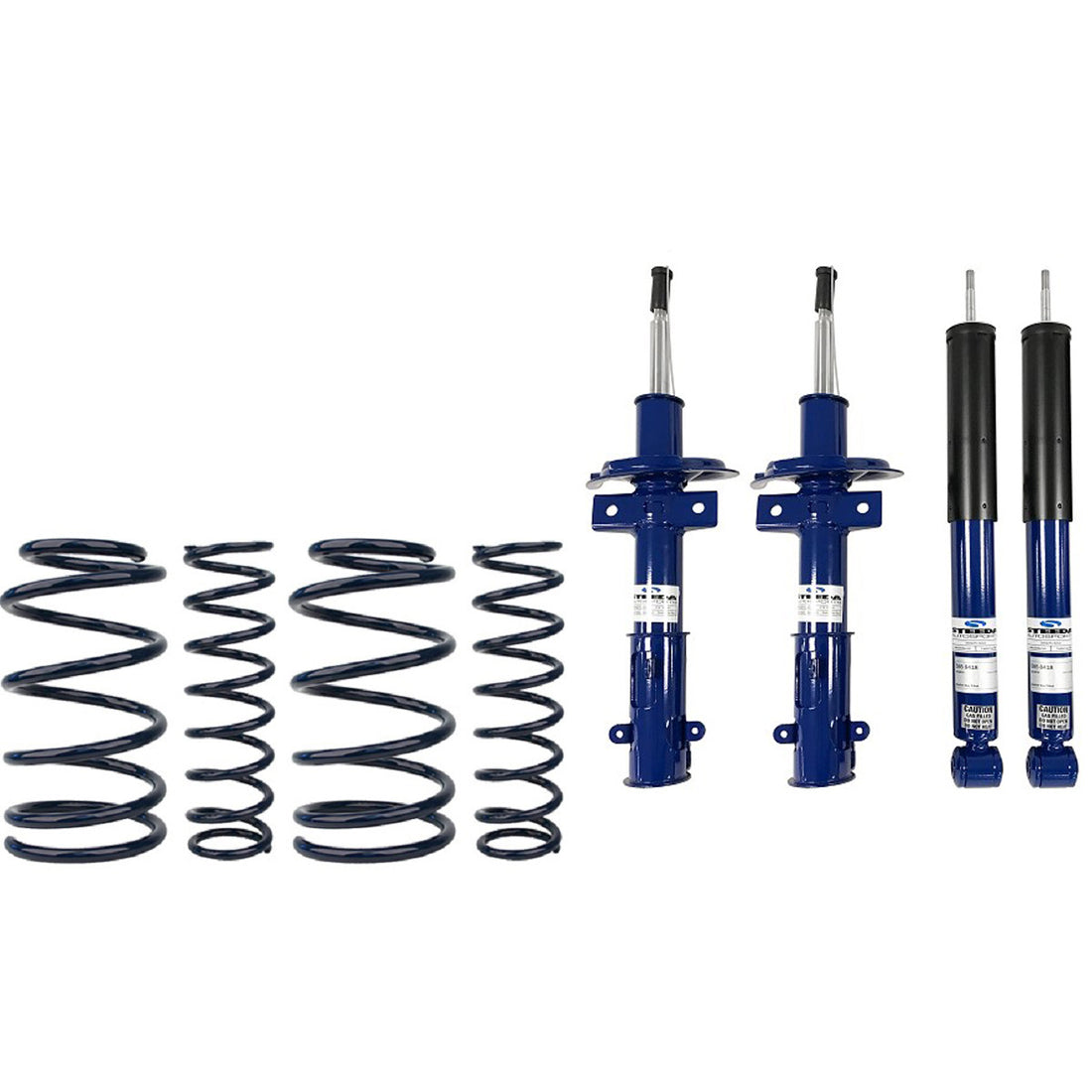 Steeda Pro-Action & Sport Lowering Springs Mustang Suspension Package (2011-2014)